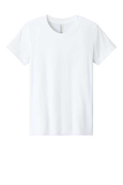 Custom Embroidered Bella + Canvas T-Shirts  in Solid White Blend