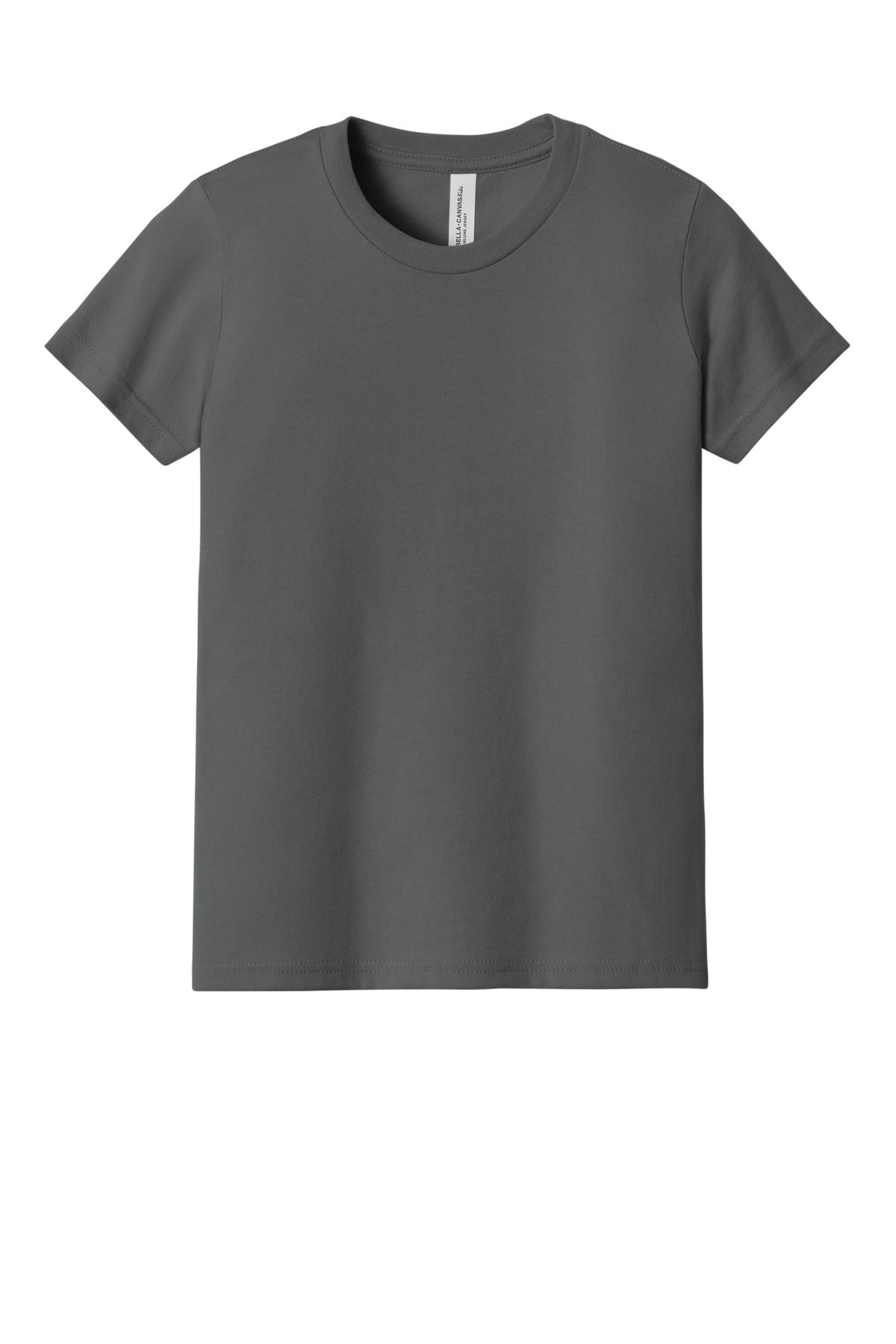 Custom Embroidered Bella + Canvas T-Shirts  in Asphalt