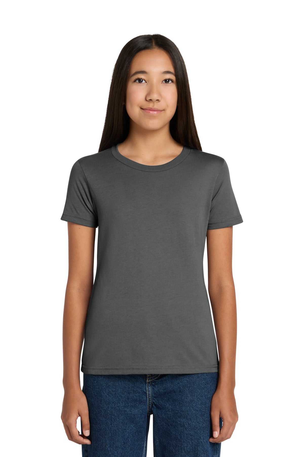 Custom Embroidered Bella + Canvas T-Shirts  in Asphalt