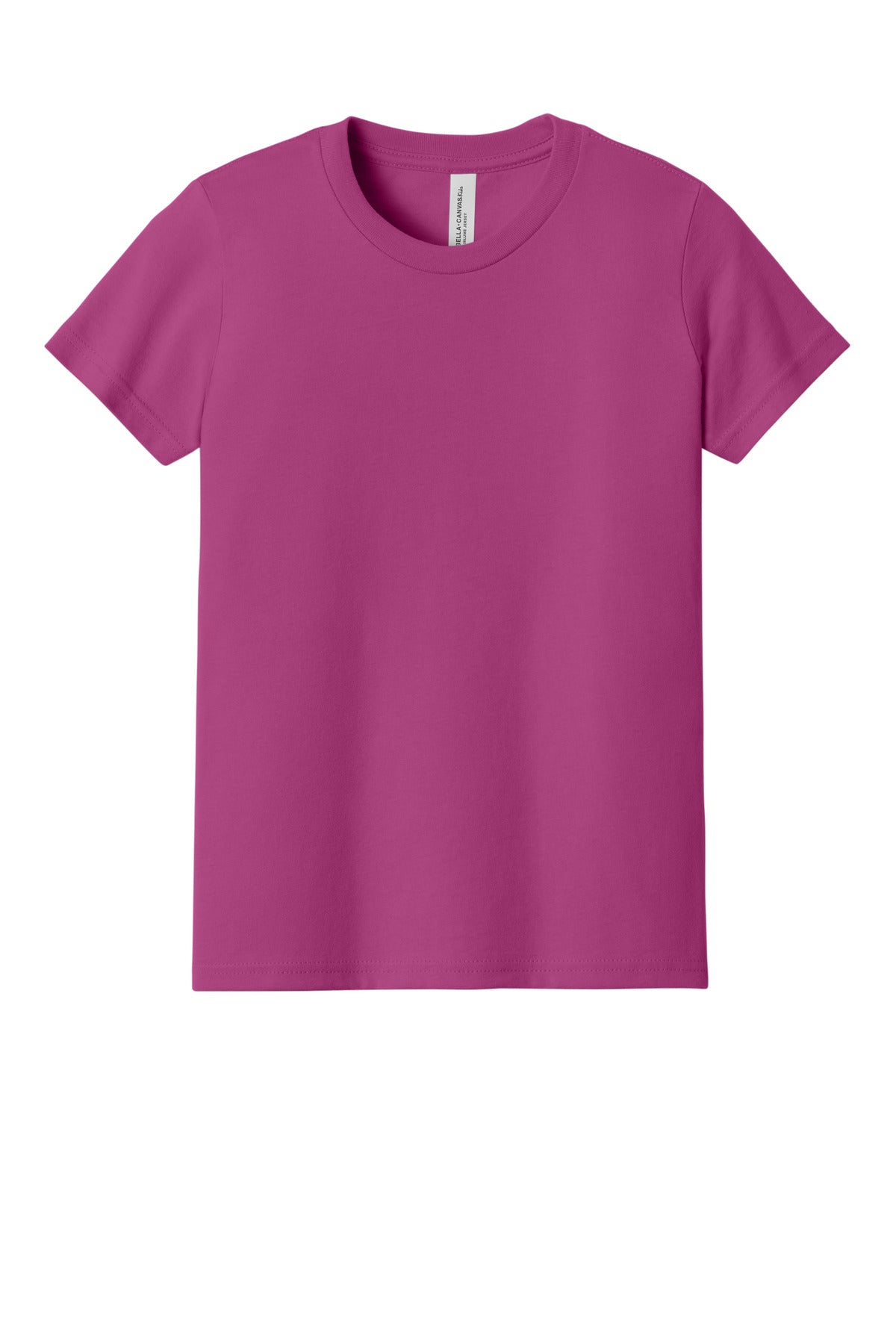 Custom Embroidered Bella + Canvas T-Shirts  in Berry