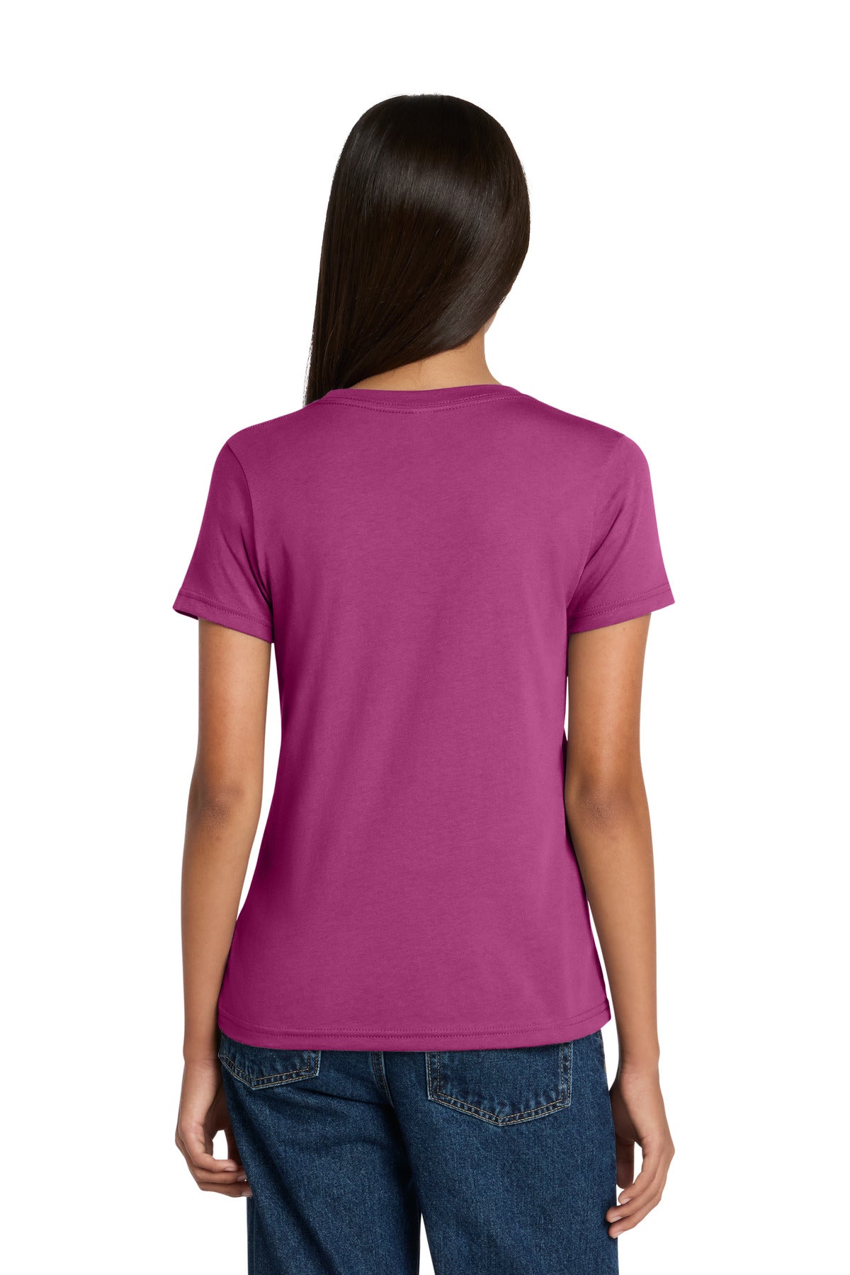 Custom Embroidered Bella + Canvas T-Shirts  in Berry