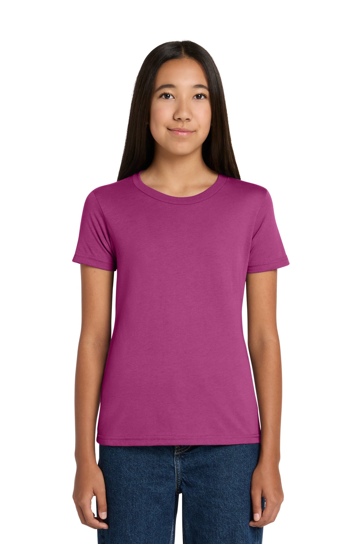 Custom Embroidered Bella + Canvas T-Shirts  in Berry