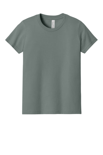 Custom Embroidered Bella + Canvas T-Shirts  in Blue Storm