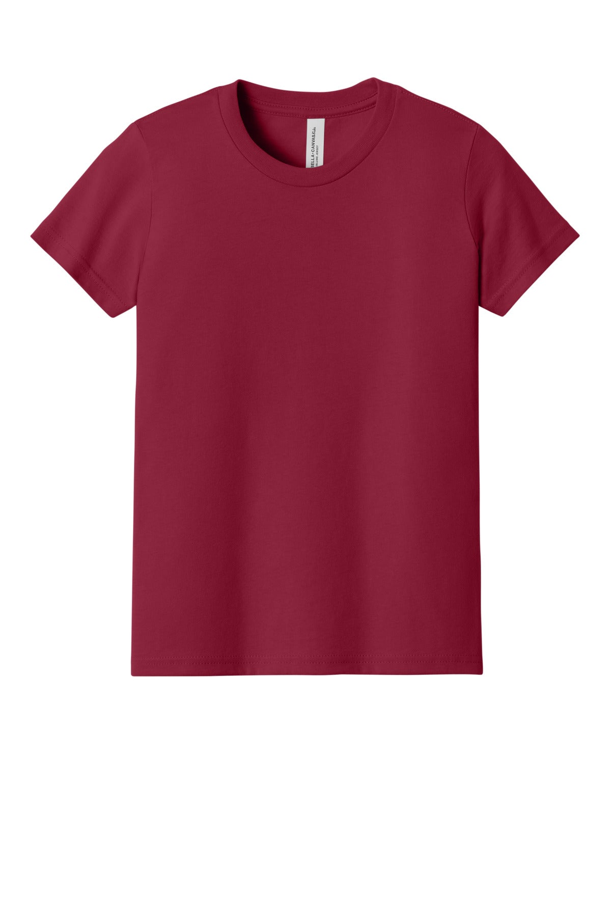Custom Embroidered Bella + Canvas T-Shirts  in Cardinal