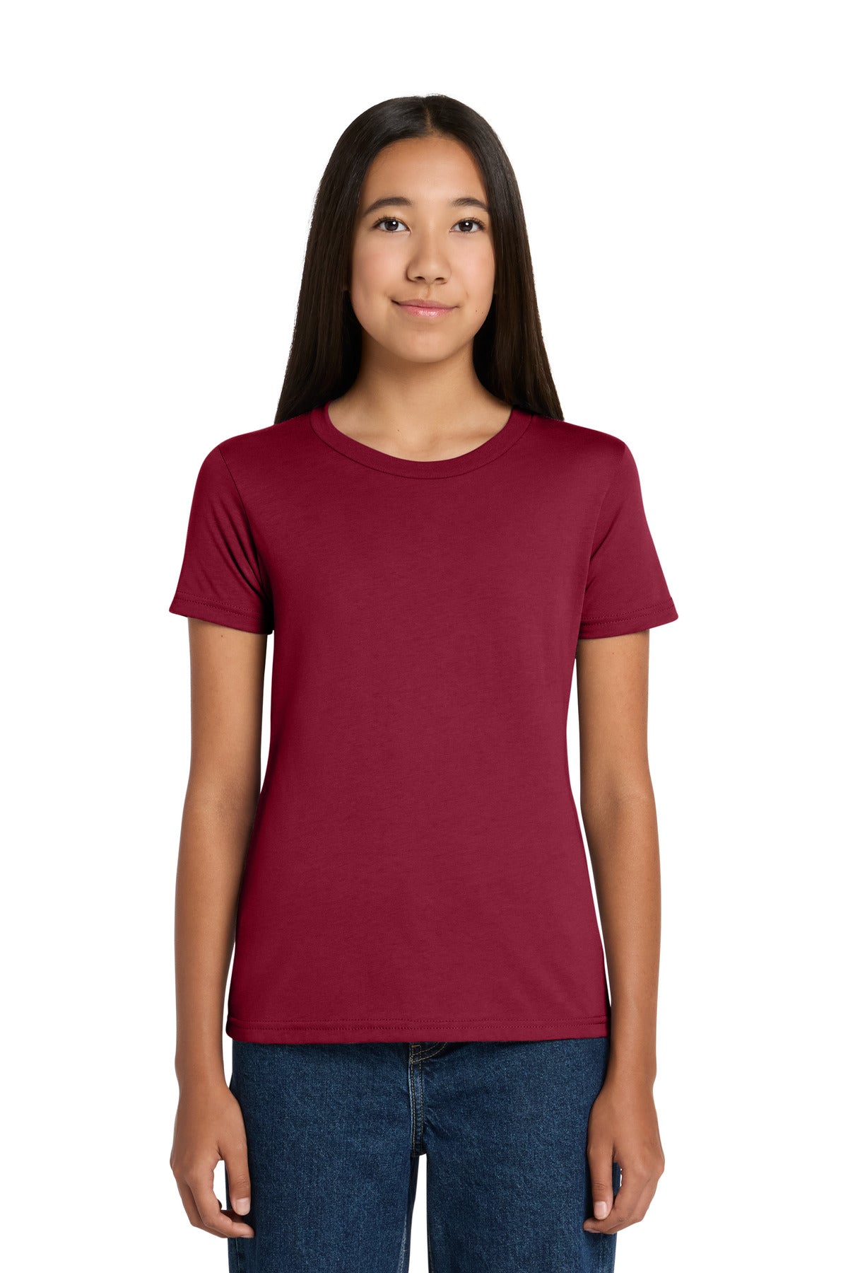 Custom Embroidered Bella + Canvas T-Shirts  in Cardinal