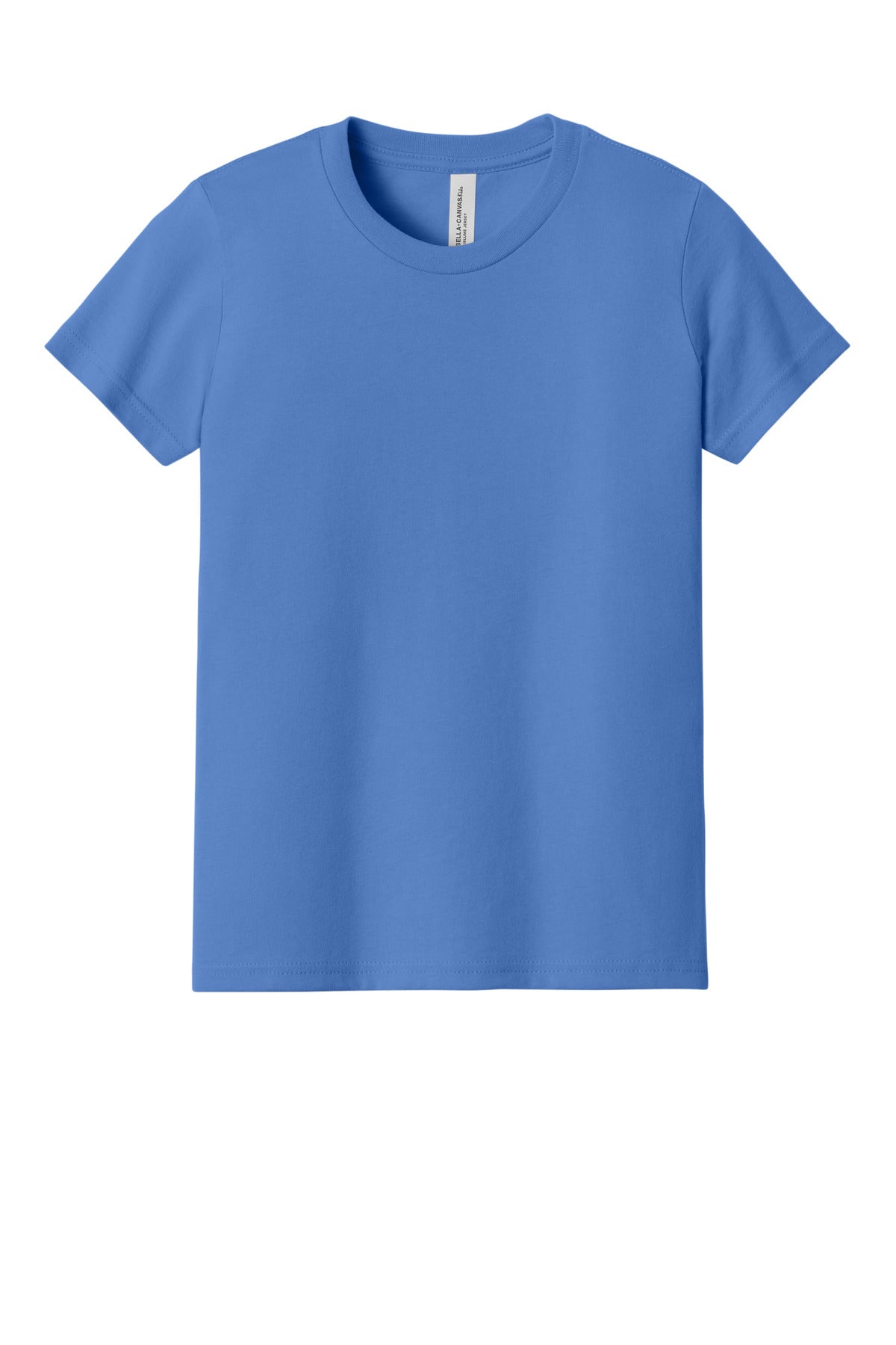 Custom Embroidered Bella + Canvas T-Shirts  in Columbia Blue