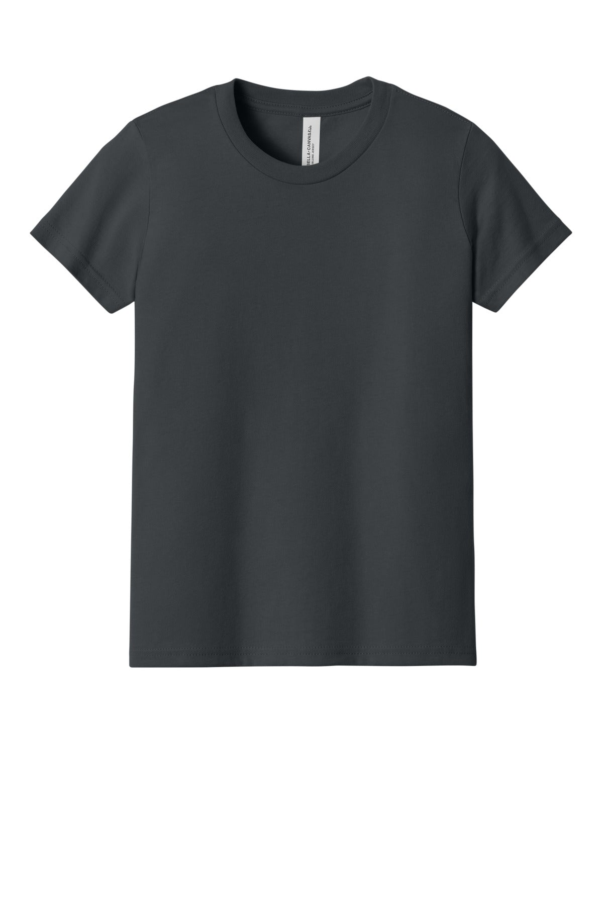 Custom Embroidered Bella + Canvas T-Shirts  in Dark Grey