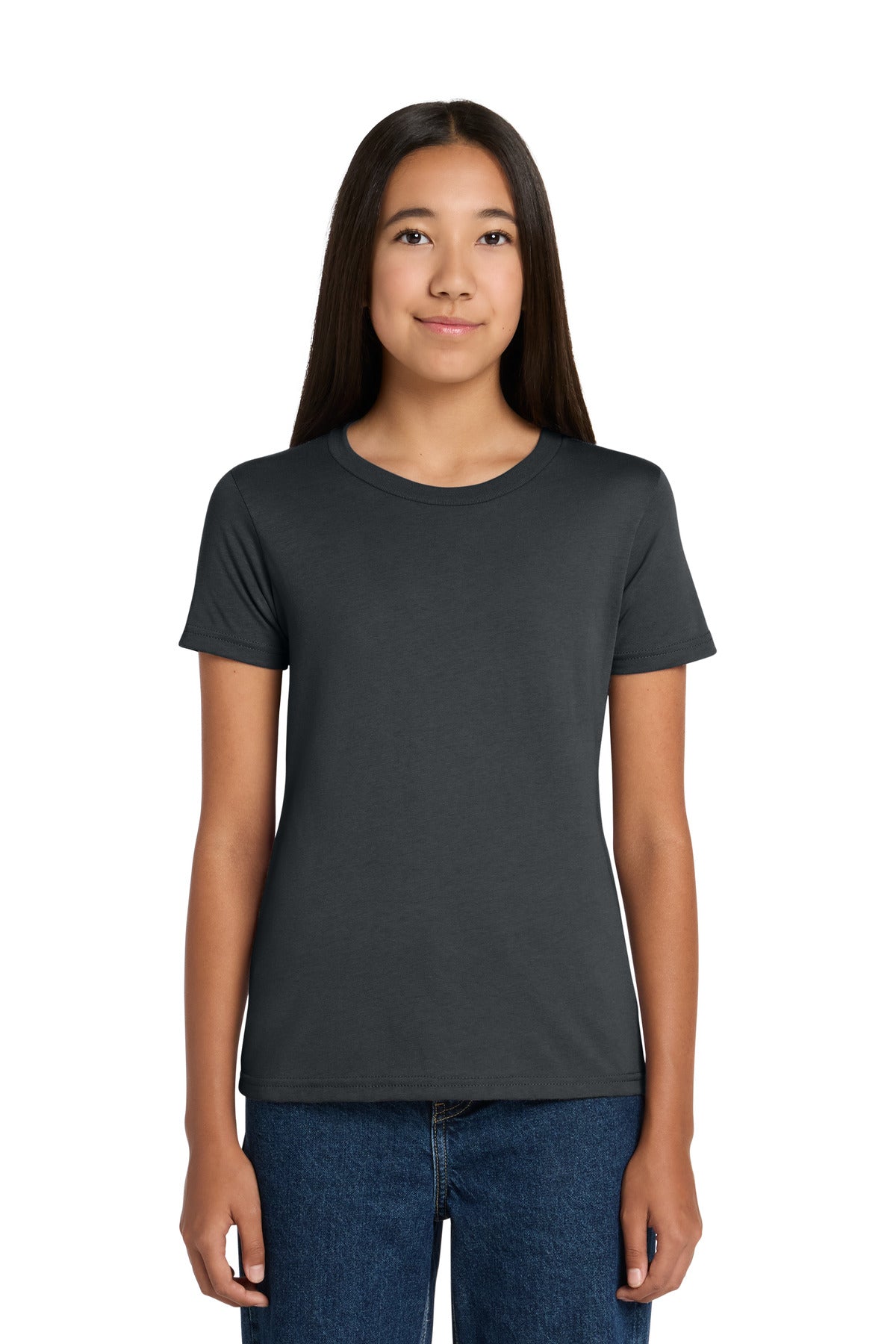 Custom Embroidered Bella + Canvas T-Shirts  in Dark Grey