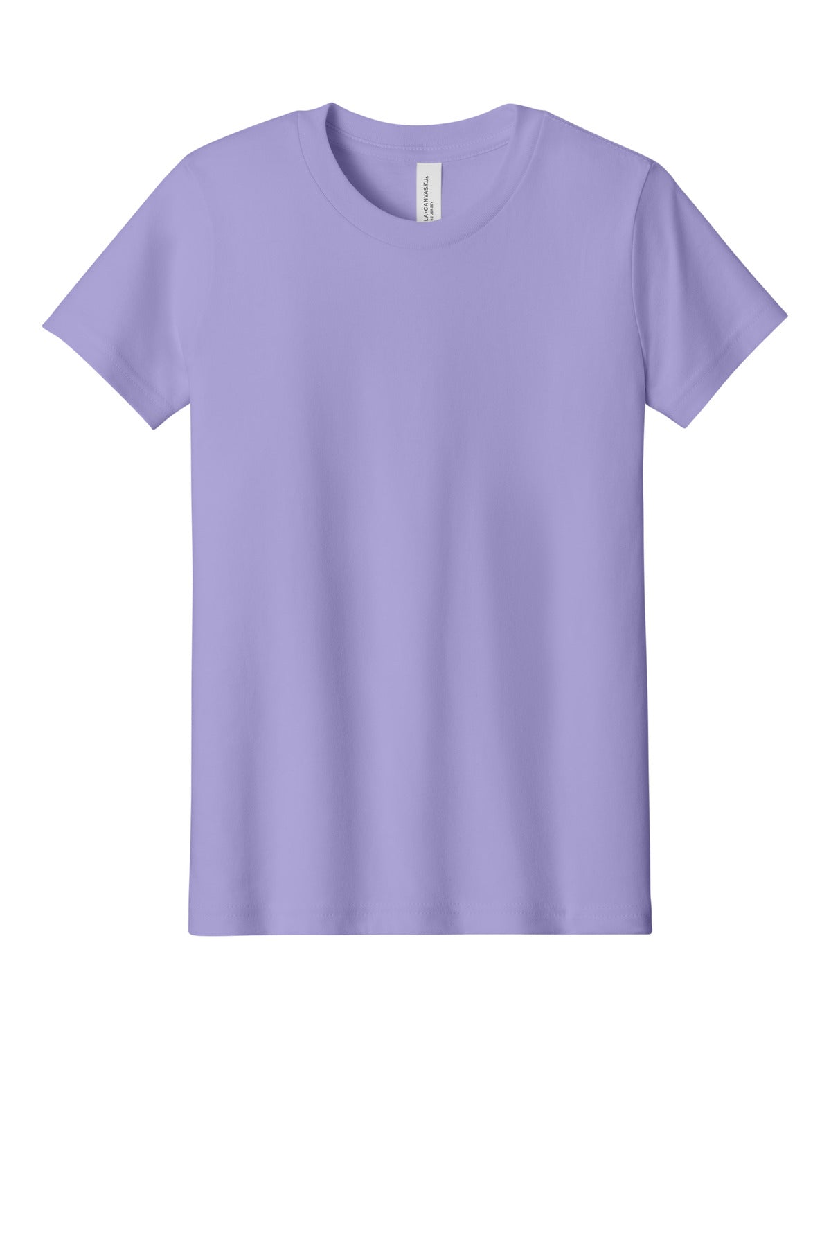 Custom Embroidered Bella + Canvas T-Shirts  in Dark Lavender