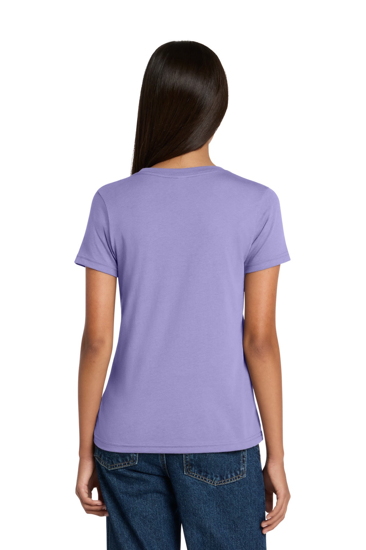 Custom Embroidered Bella + Canvas T-Shirts  in Dark Lavender
