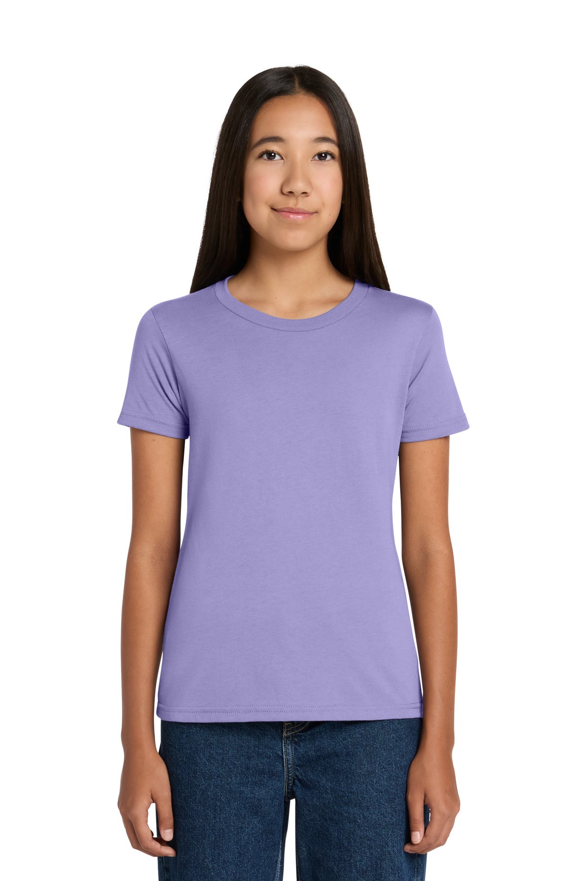 Custom Embroidered Bella + Canvas T-Shirts  in Dark Lavender