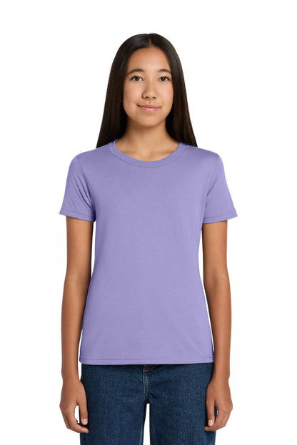 Custom Embroidered Bella + Canvas T-Shirts  in Dark Lavender