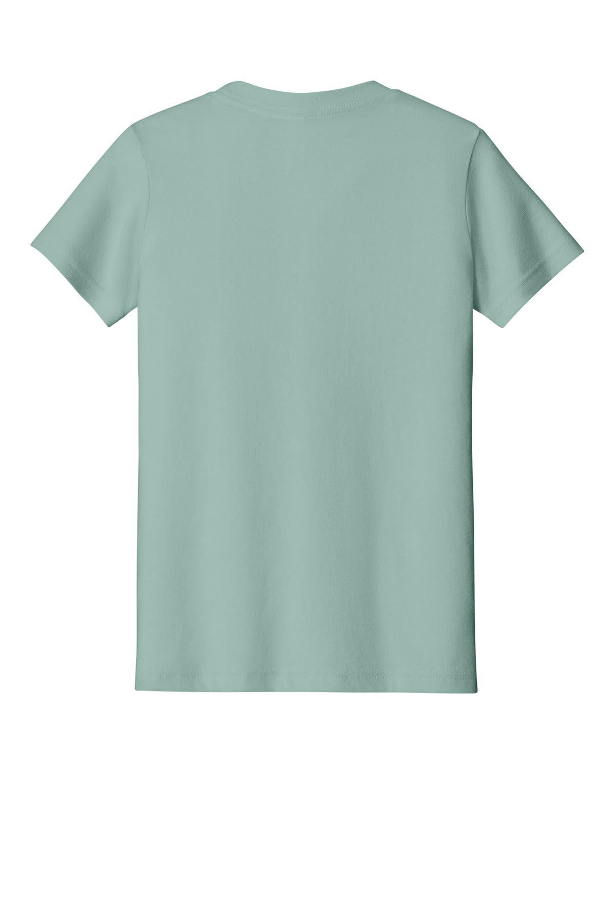 Custom Embroidered Bella + Canvas T-Shirts  in Dusty Blue