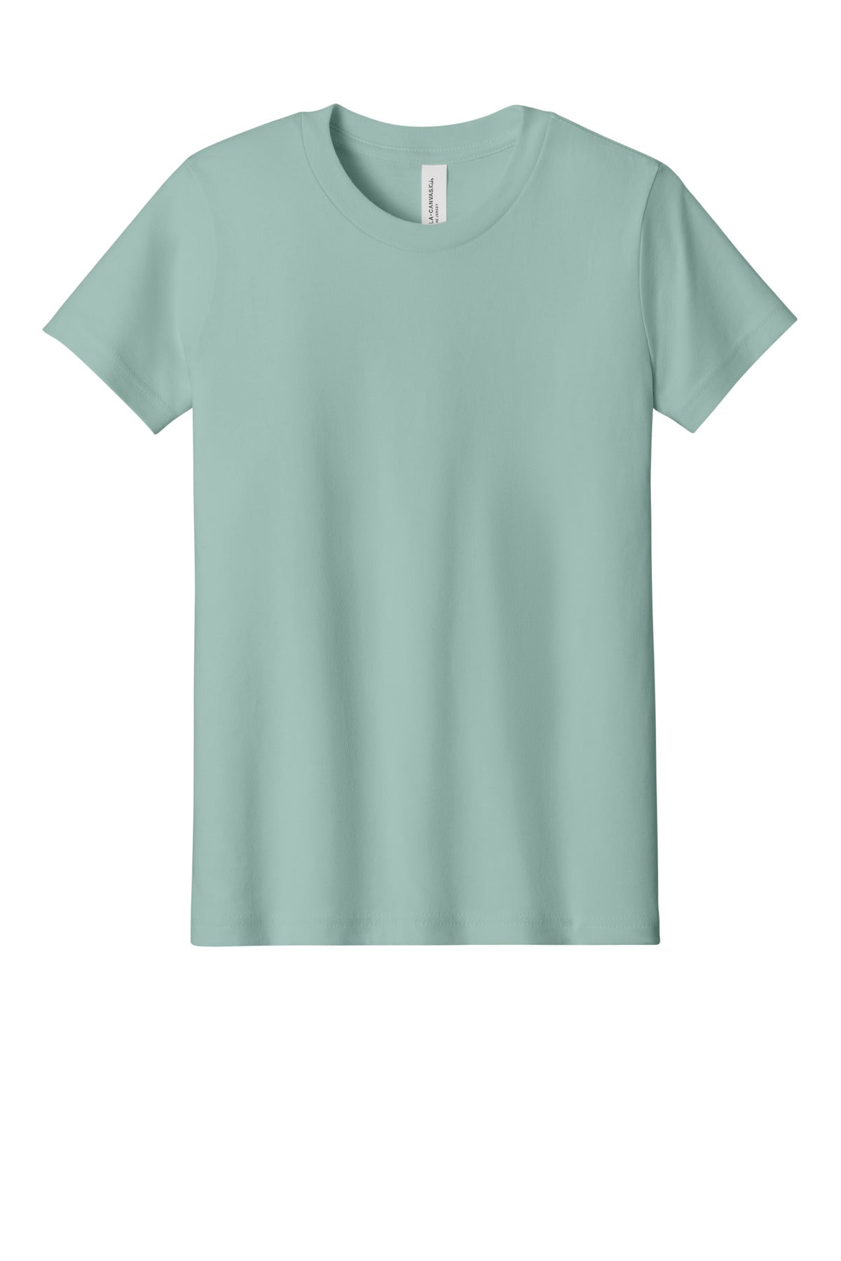 Custom Embroidered Bella + Canvas T-Shirts  in Dusty Blue