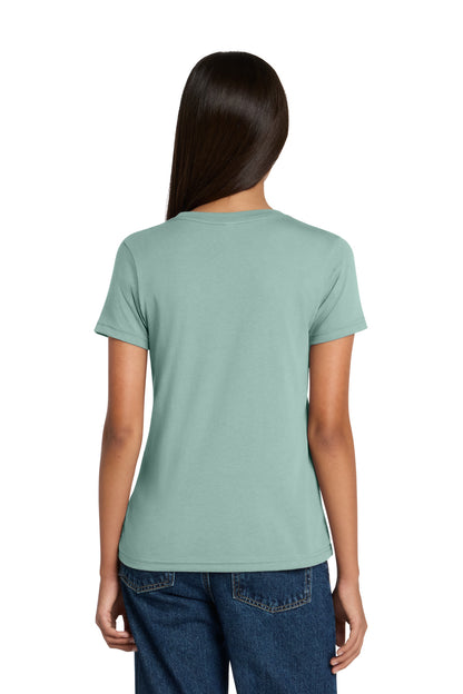 Custom Embroidered Bella + Canvas T-Shirts  in Dusty Blue