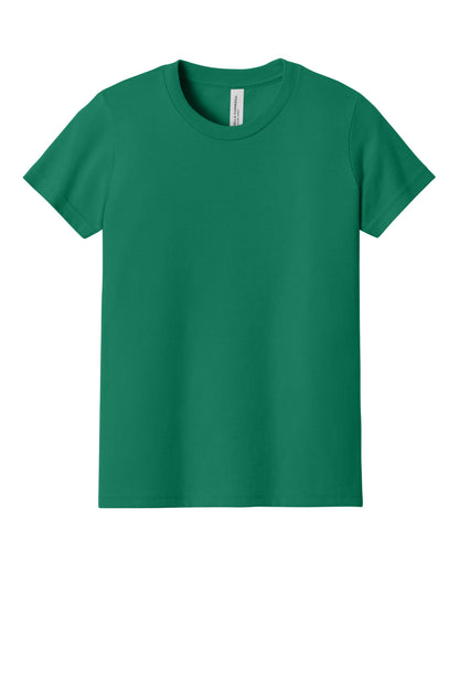 Custom Embroidered Bella + Canvas T-Shirts  in Kelly