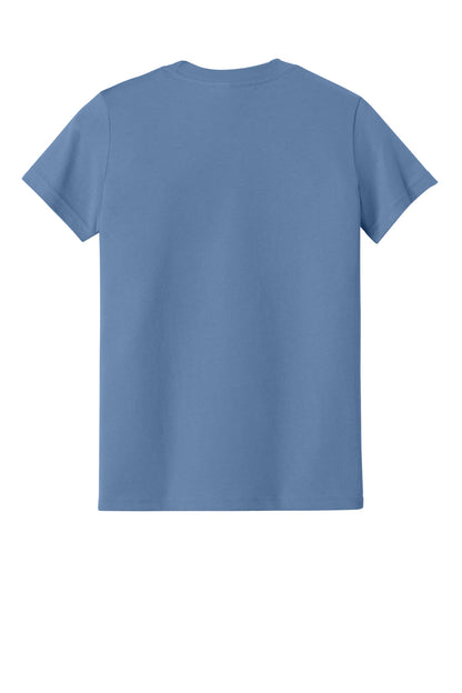 Custom Embroidered Bella + Canvas T-Shirts  in Lavender Blue