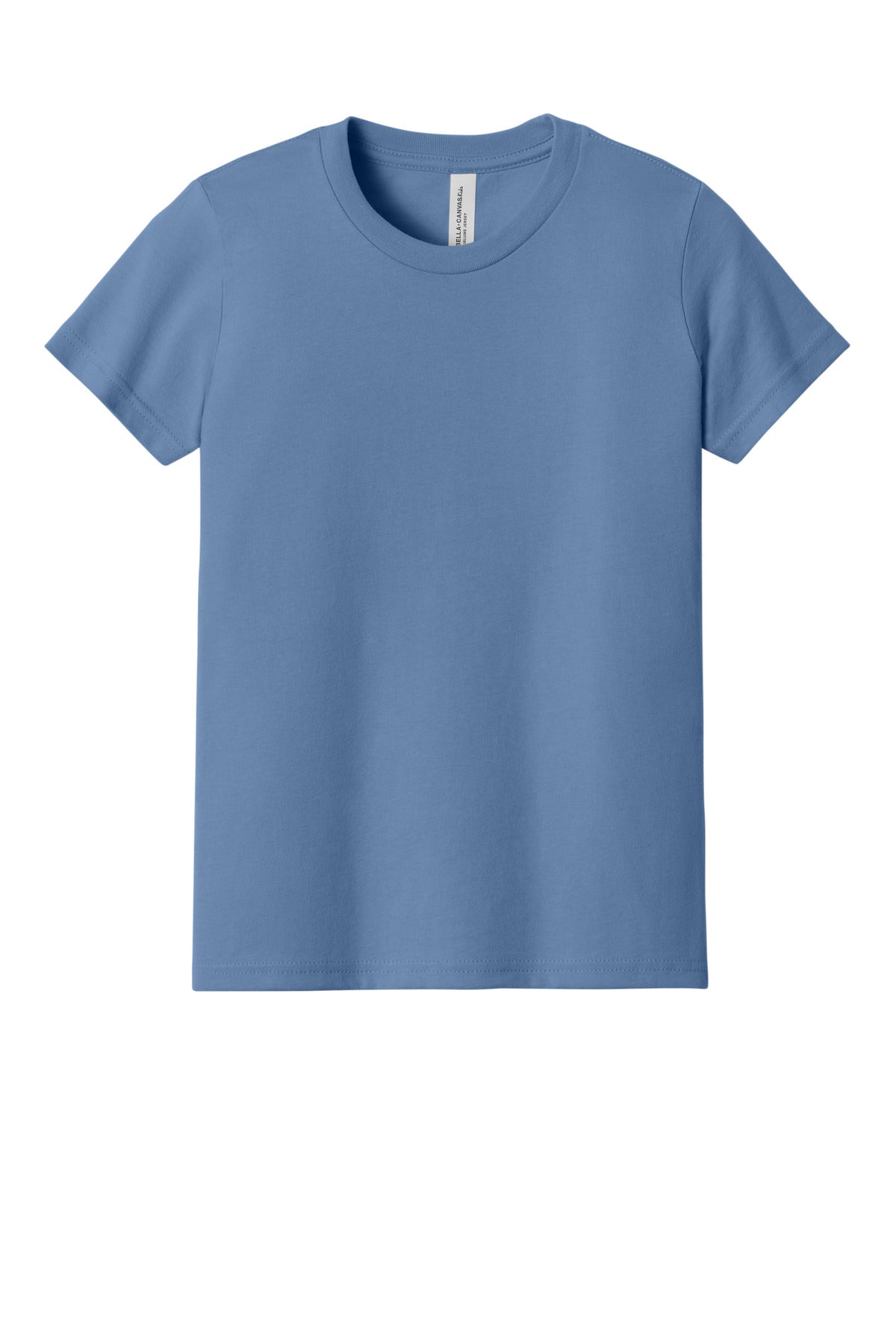 Custom Embroidered Bella + Canvas T-Shirts  in Lavender Blue
