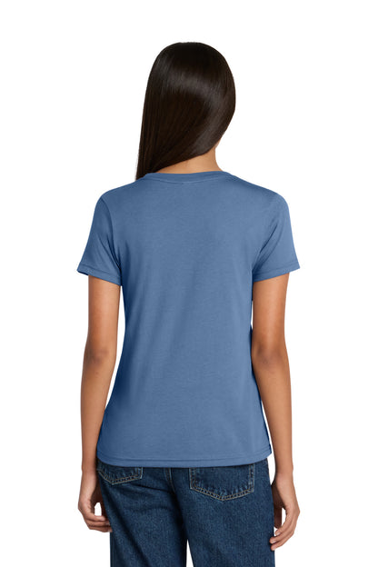Custom Embroidered Bella + Canvas T-Shirts  in Lavender Blue