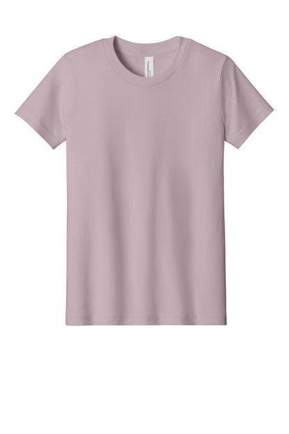 Custom Embroidered Bella + Canvas T-Shirts  in Light Violet