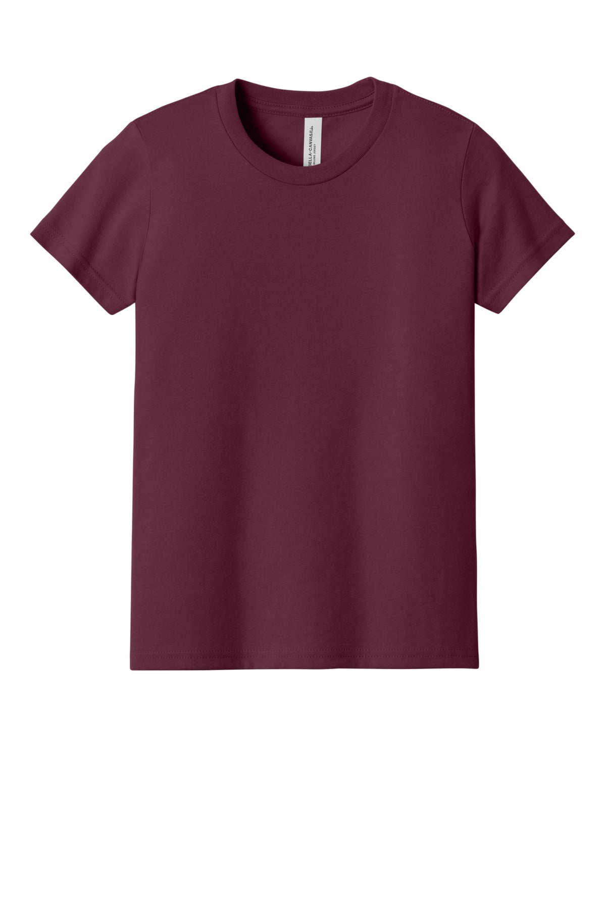 Custom Embroidered Bella + Canvas T-Shirts  in Maroon