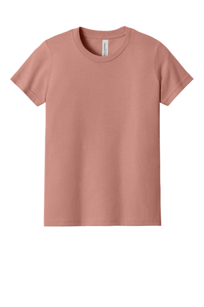 Custom Embroidered Bella + Canvas T-Shirts  in Mauve