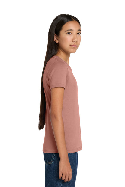 Custom Embroidered Bella + Canvas T-Shirts  in Mauve