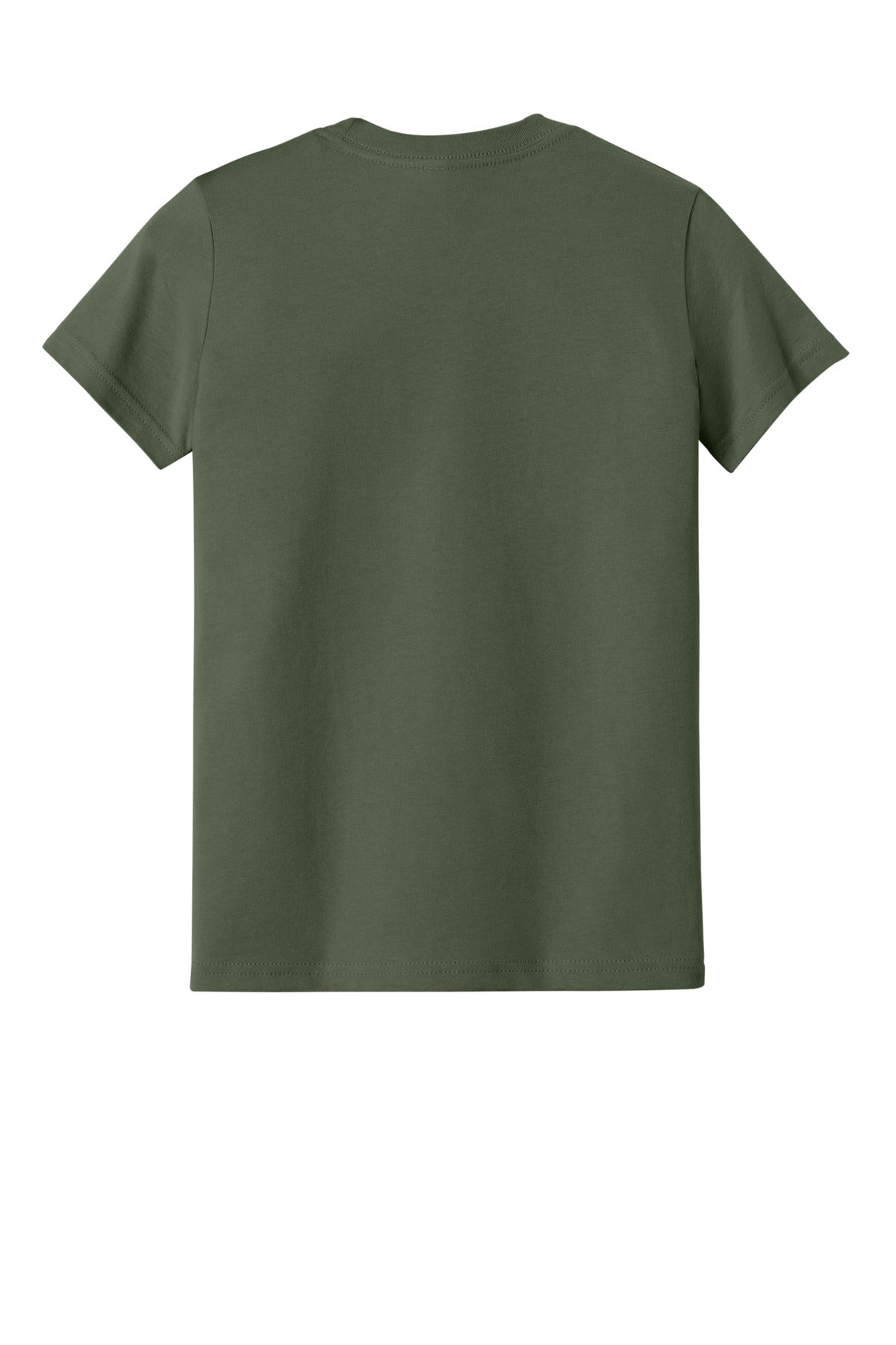 Custom Embroidered Bella + Canvas T-Shirts  in Military Green