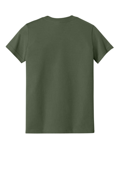 Custom Embroidered Bella + Canvas T-Shirts  in Military Green