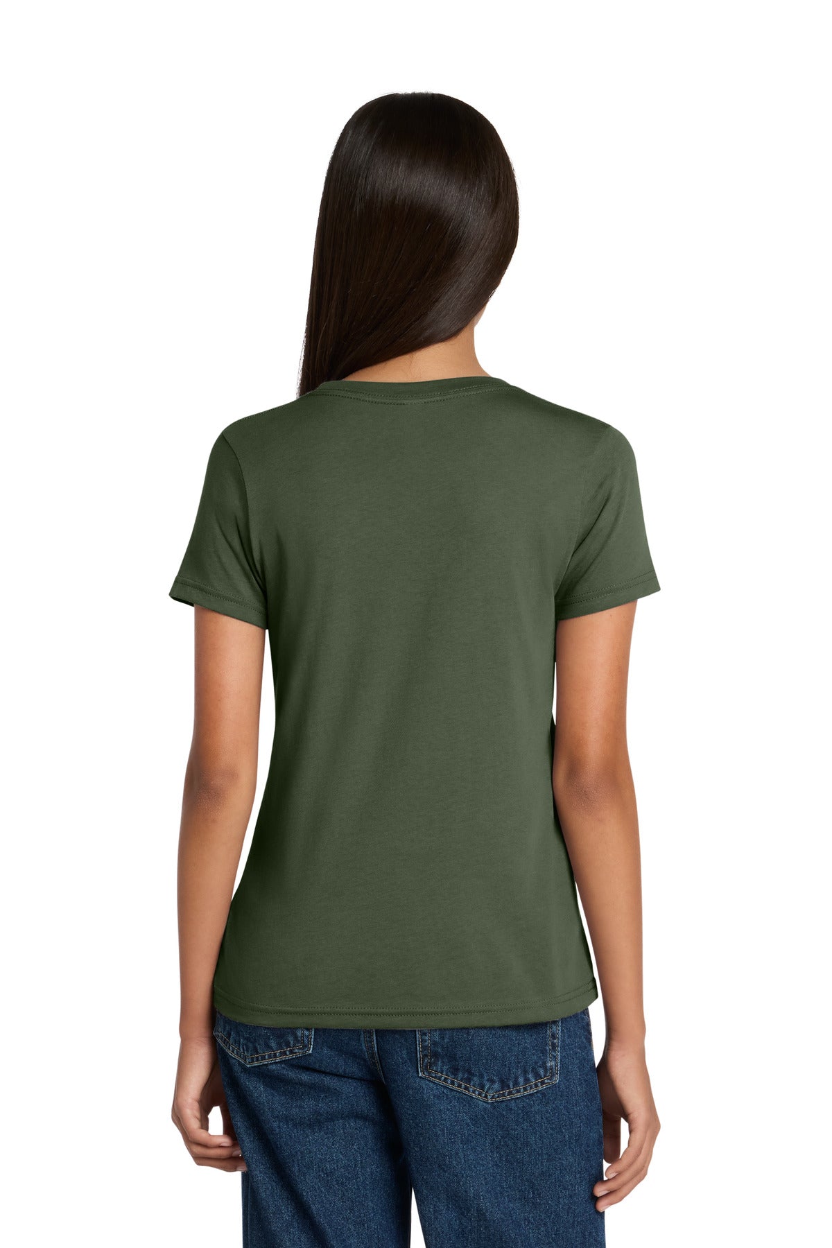Custom Embroidered Bella + Canvas T-Shirts  in Military Green