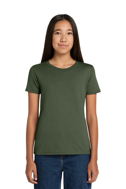 Custom Embroidered Bella + Canvas T-Shirts  in Military Green
