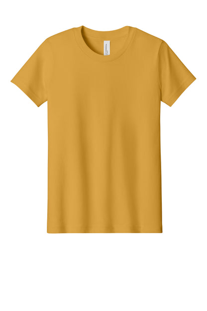 Custom Embroidered Bella + Canvas T-Shirts  in Mustard