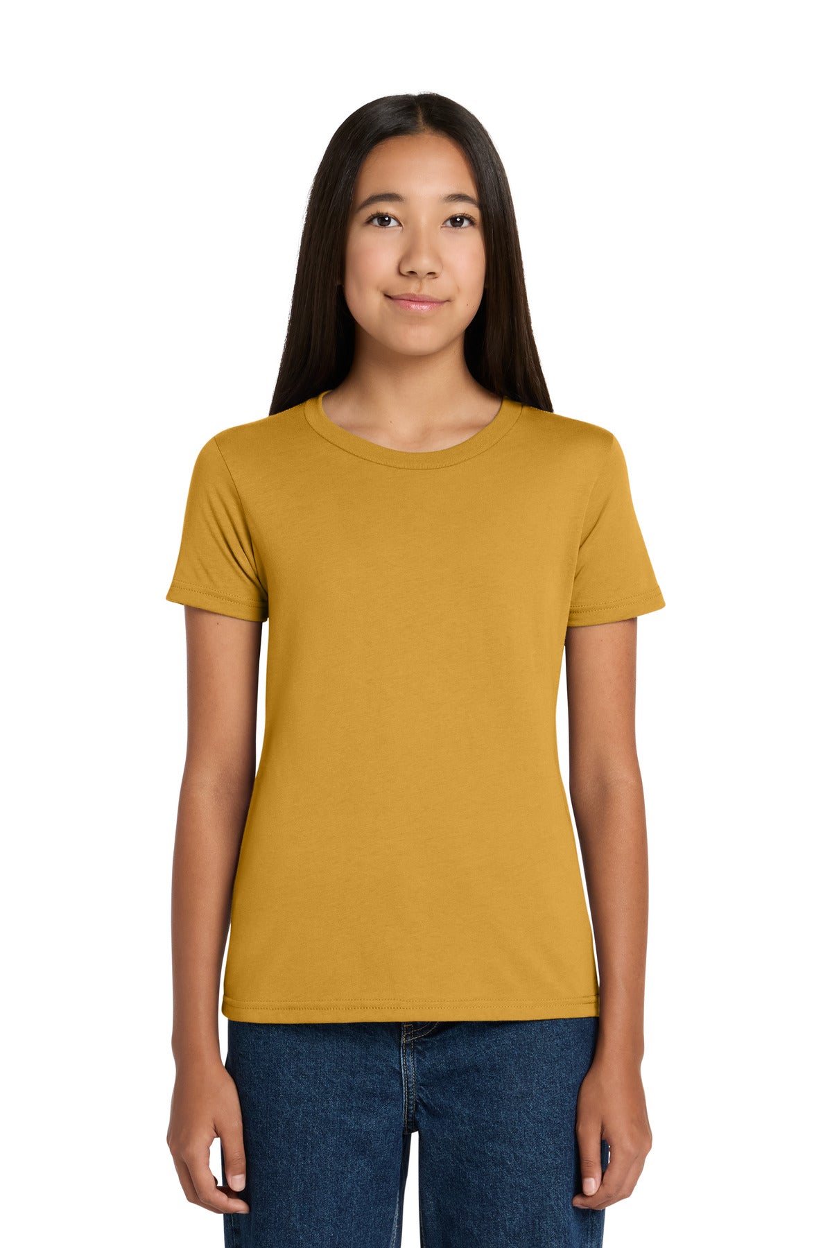 Custom Embroidered Bella + Canvas T-Shirts  in Mustard
