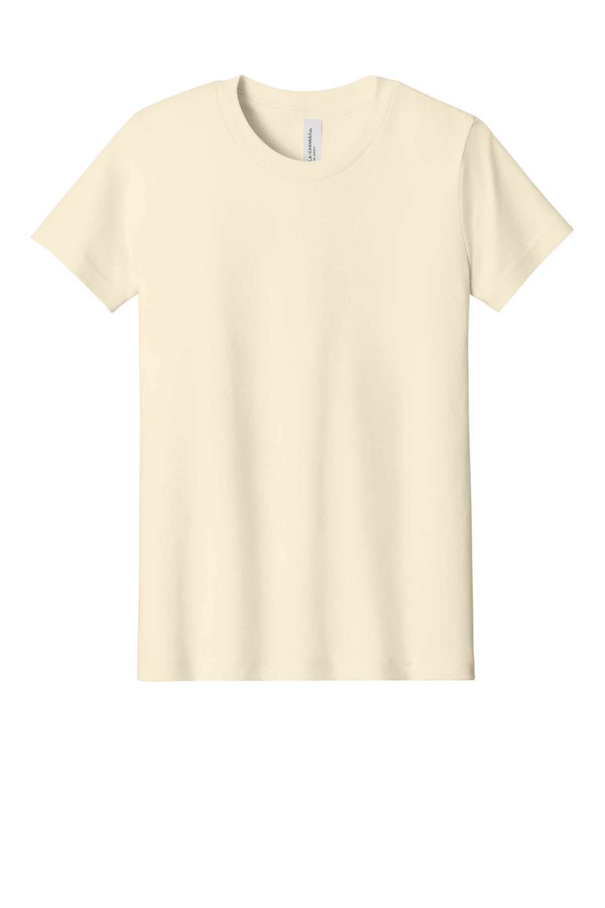 Custom Embroidered Bella + Canvas T-Shirts  in Natural