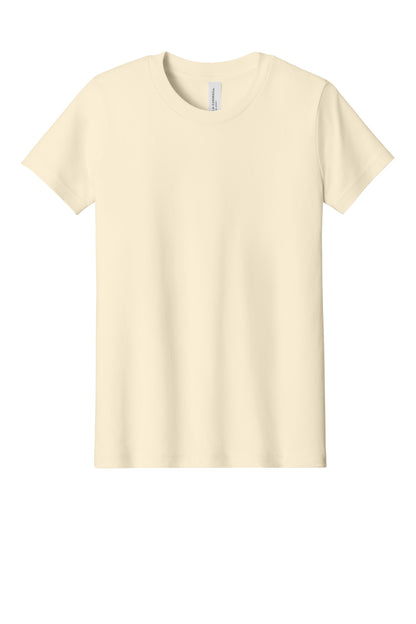Custom Embroidered Bella + Canvas T-Shirts  in Natural