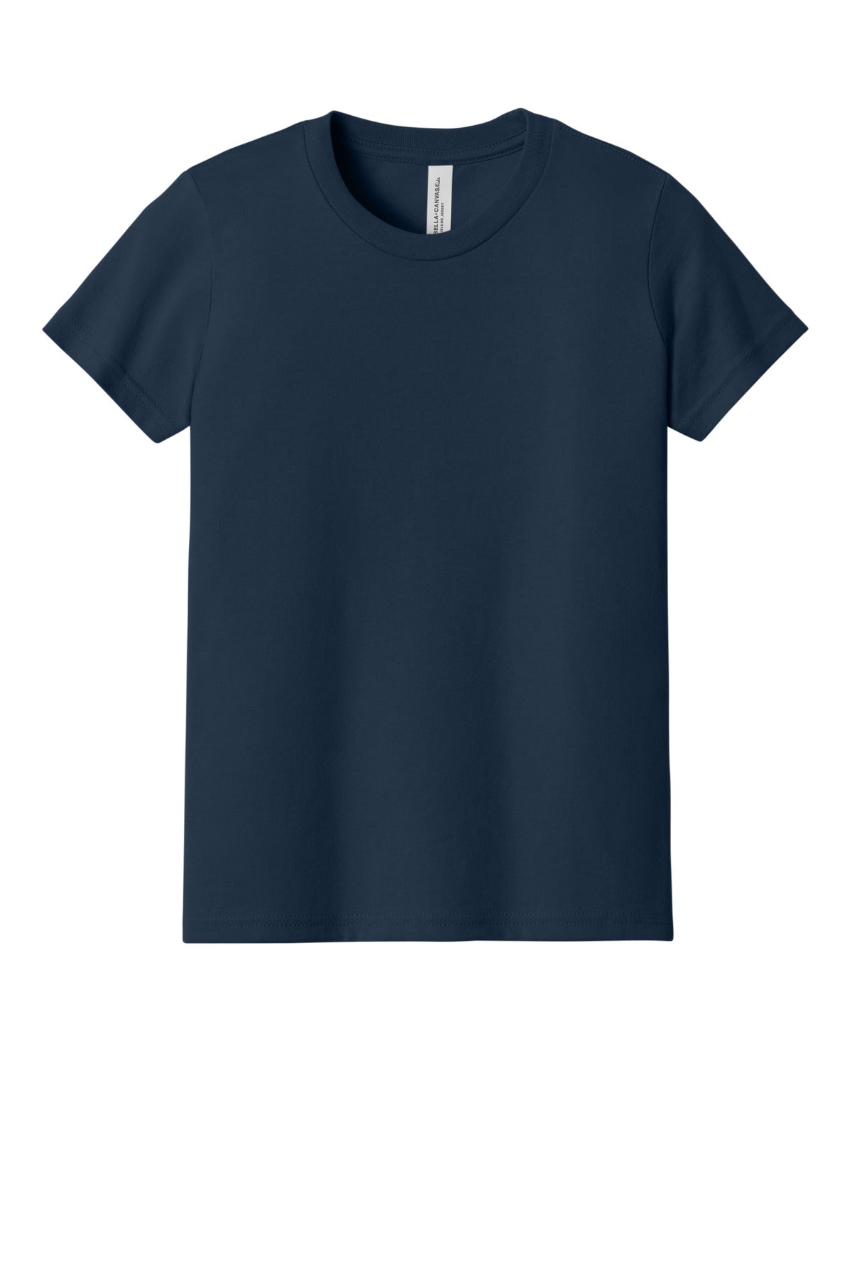 Custom Embroidered Bella + Canvas T-Shirts  in Navy