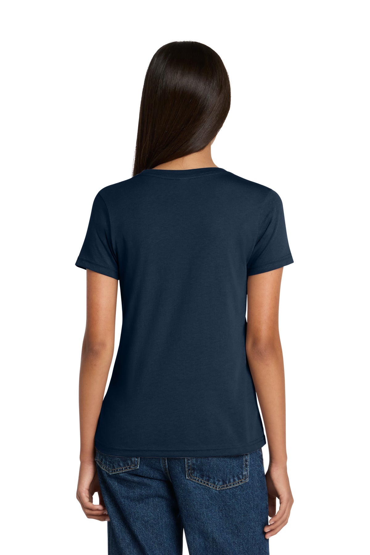Custom Embroidered Bella + Canvas T-Shirts  in Navy