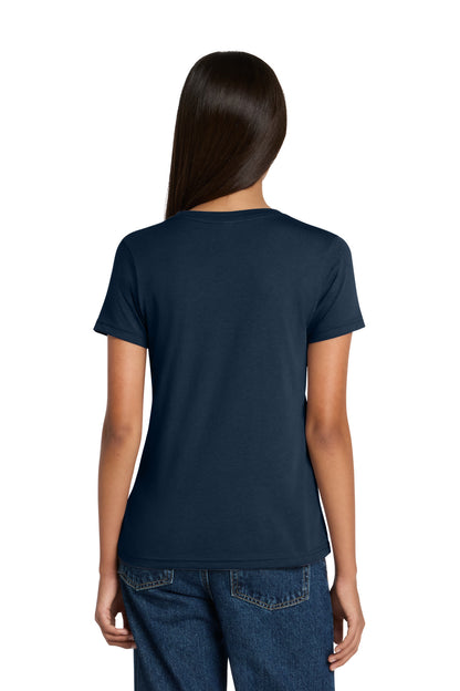 Custom Embroidered Bella + Canvas T-Shirts  in Navy