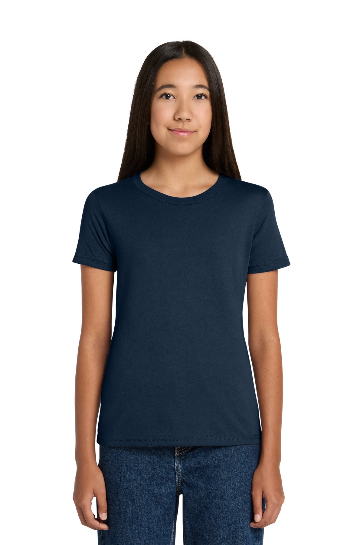 Custom Embroidered Bella + Canvas T-Shirts  in Navy