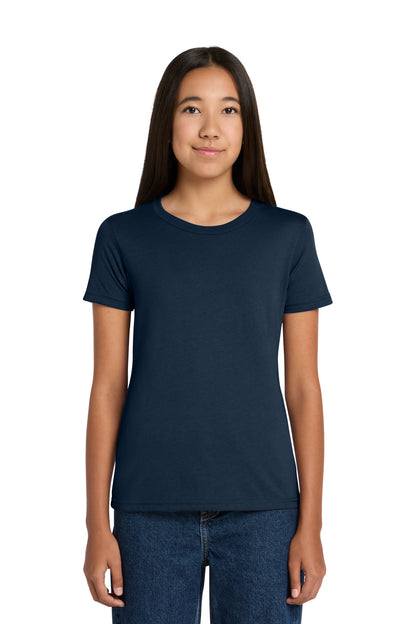 Custom Embroidered Bella + Canvas T-Shirts  in Navy