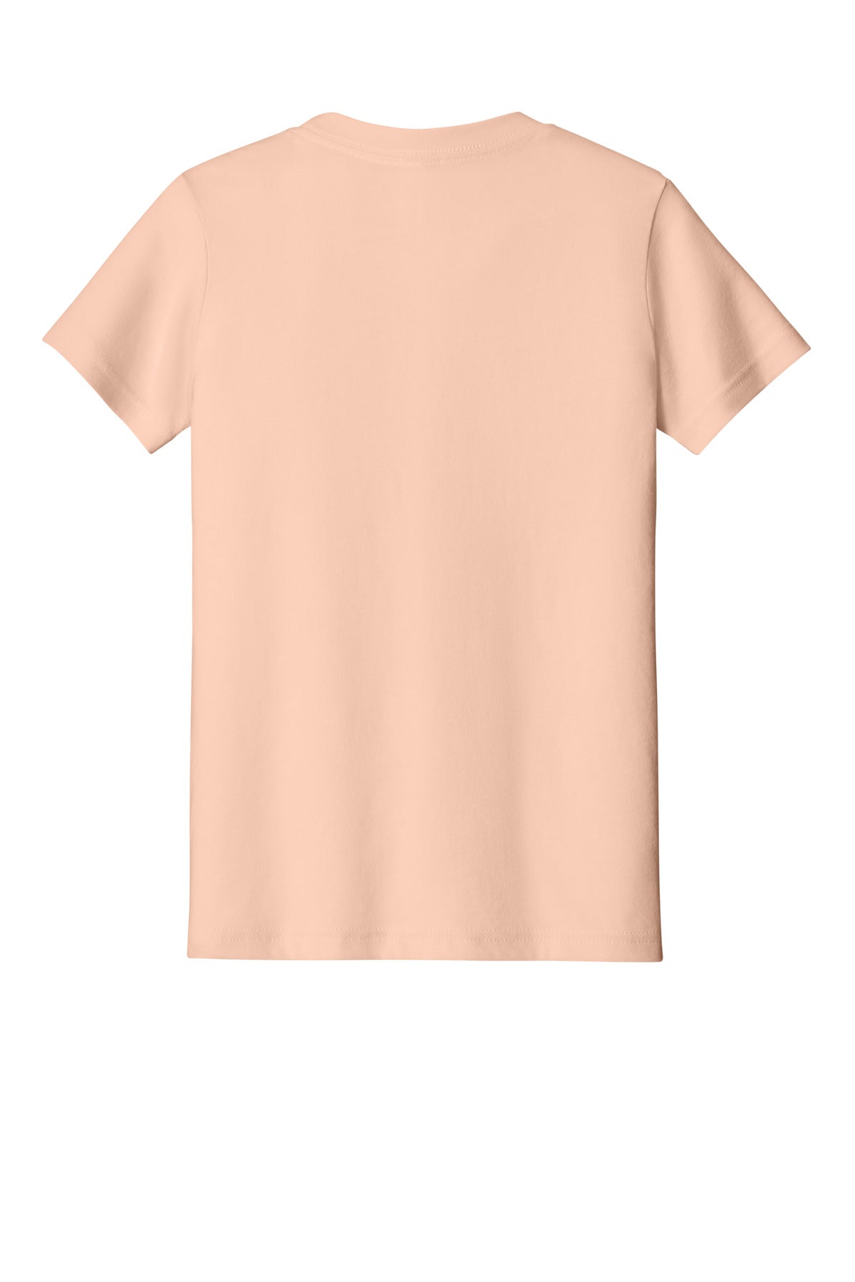 Custom Embroidered Bella + Canvas T-Shirts  in Peach