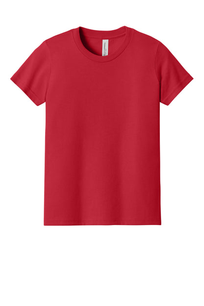 Custom Embroidered Bella + Canvas T-Shirts  in Red