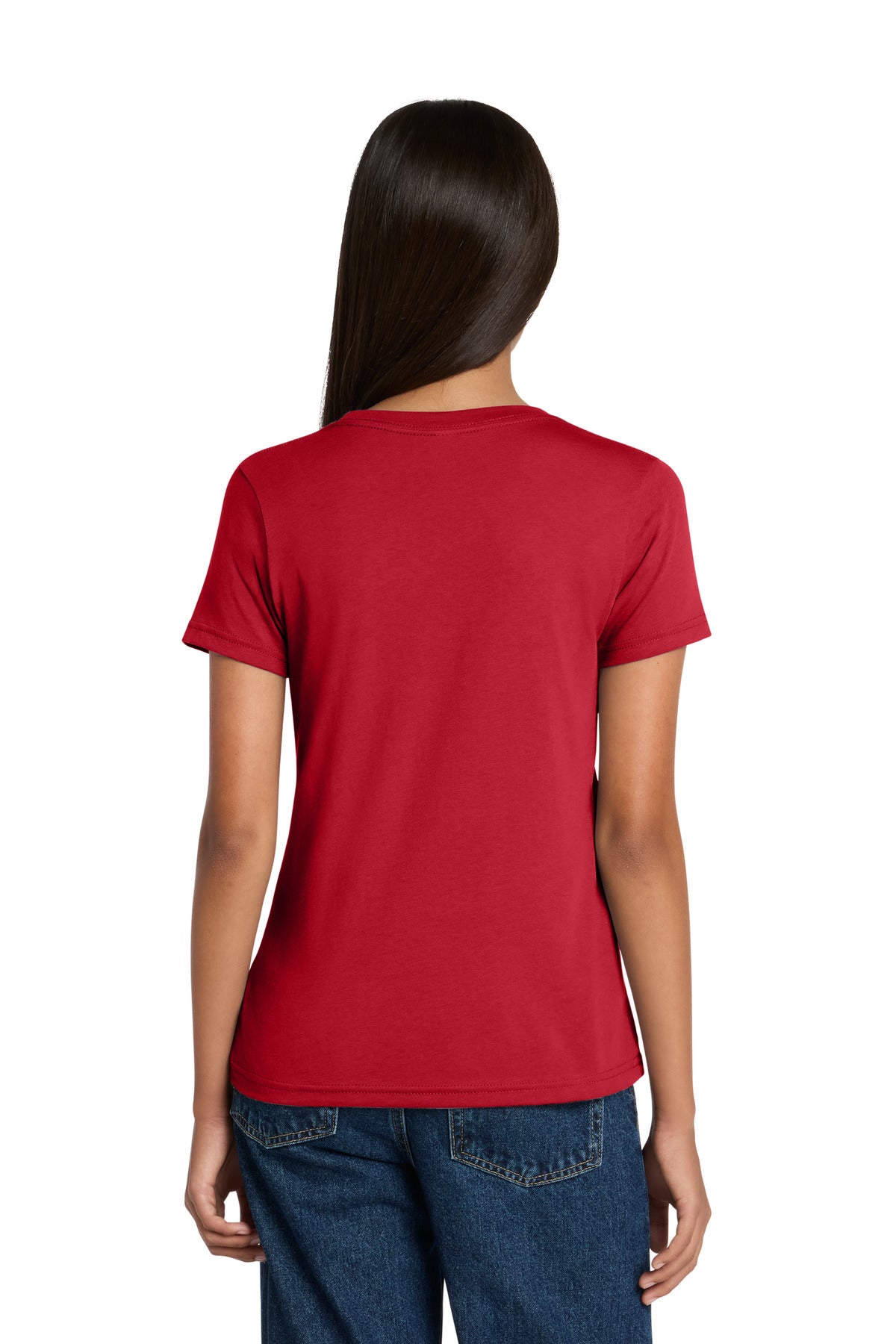 Custom Embroidered Bella + Canvas T-Shirts  in Red
