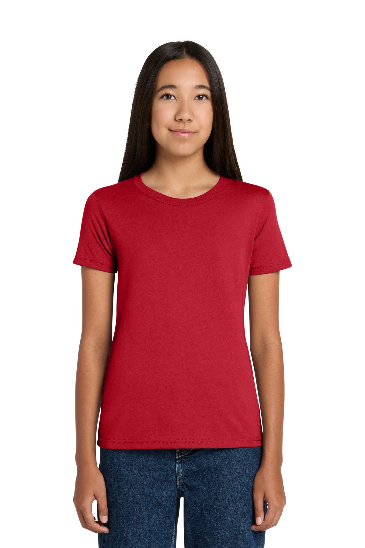 Custom Embroidered Bella + Canvas T-Shirts  in Red