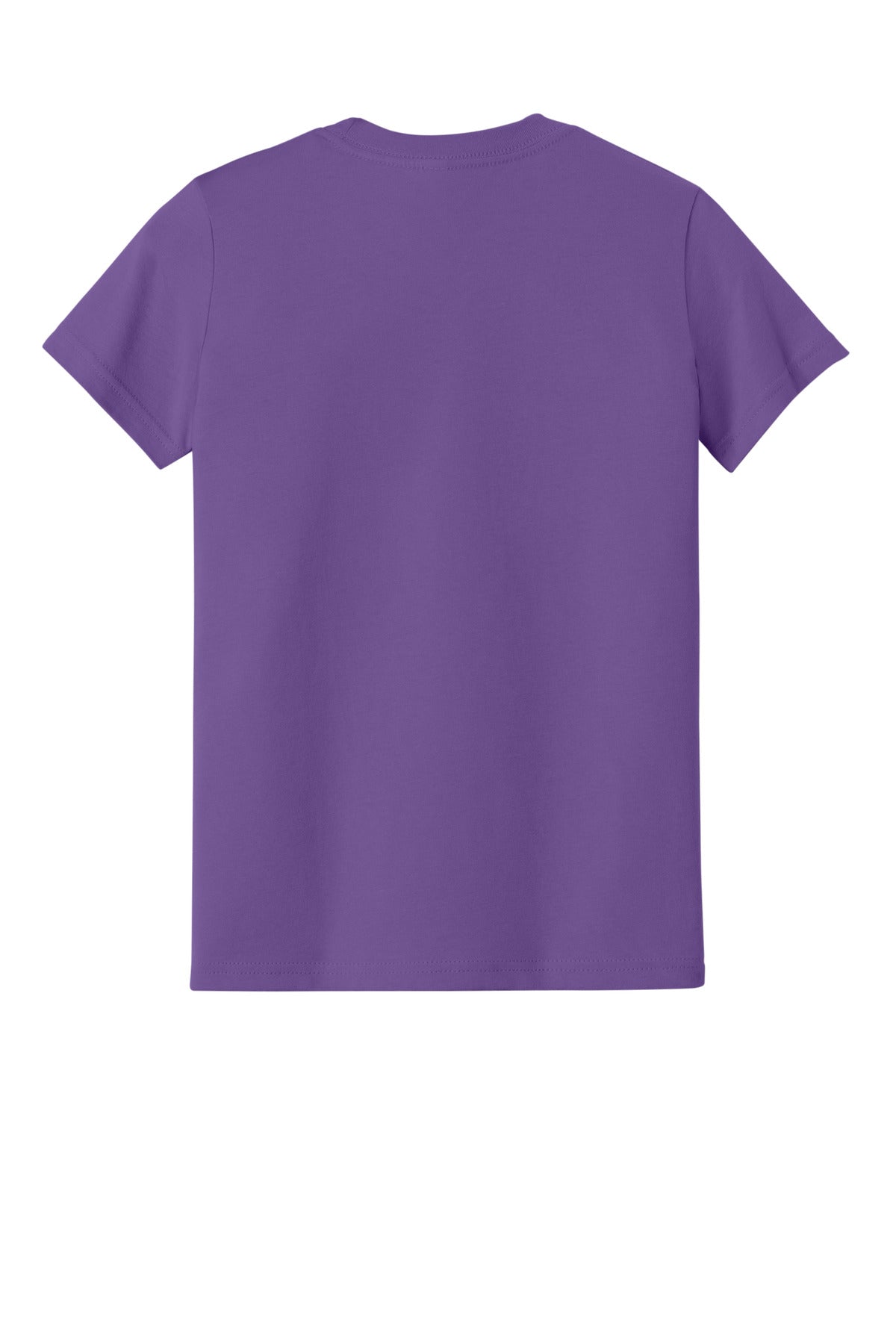 Custom Embroidered Bella + Canvas T-Shirts  in Royal Purple
