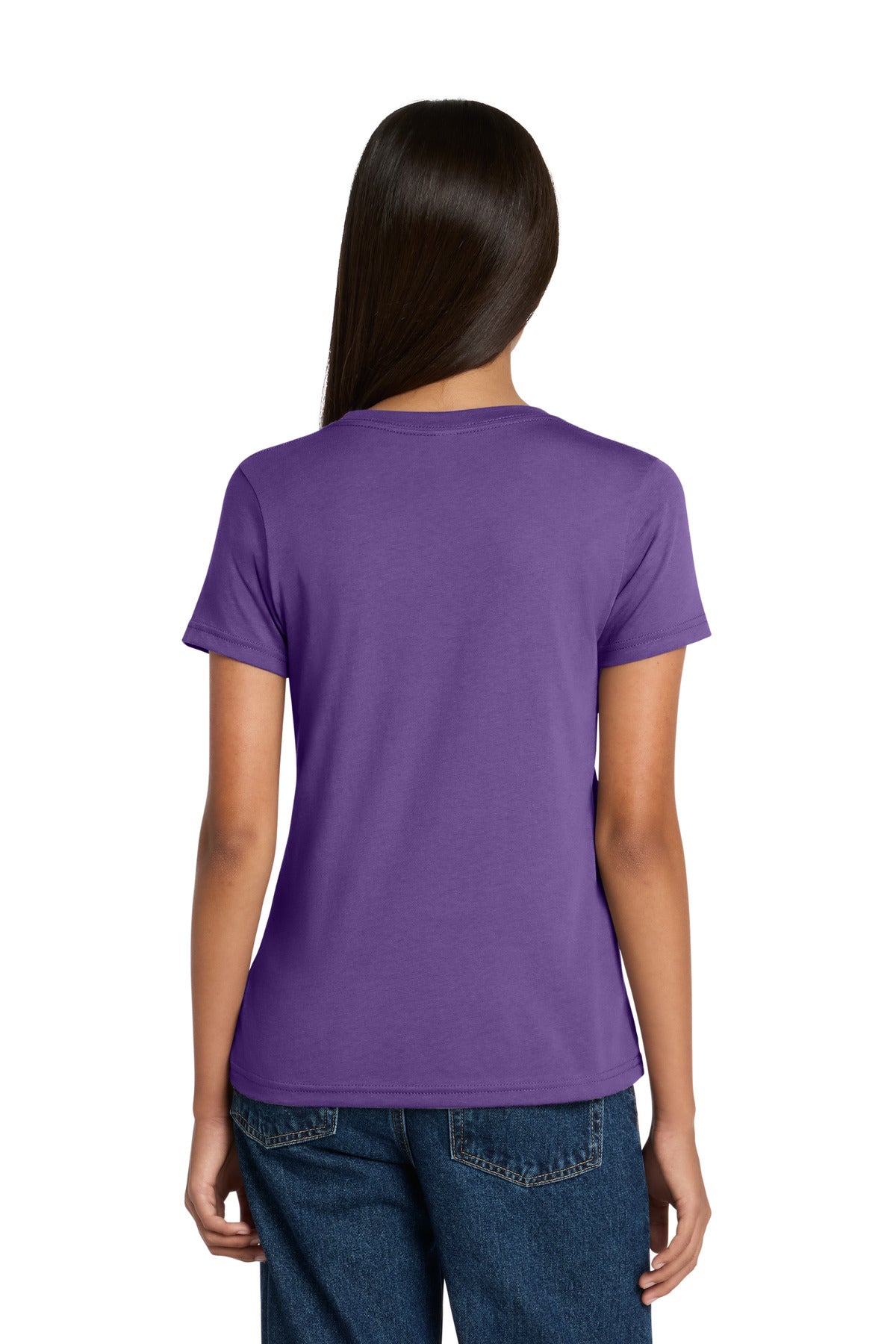 Custom Embroidered Bella + Canvas T-Shirts  in Royal Purple