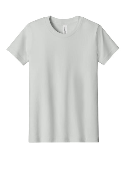Custom Embroidered Bella + Canvas T-Shirts  in Silver