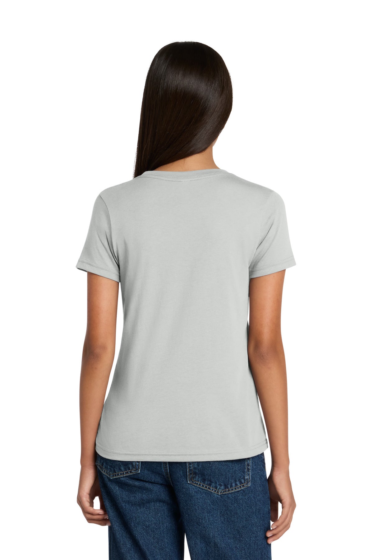 Custom Embroidered Bella + Canvas T-Shirts  in Silver