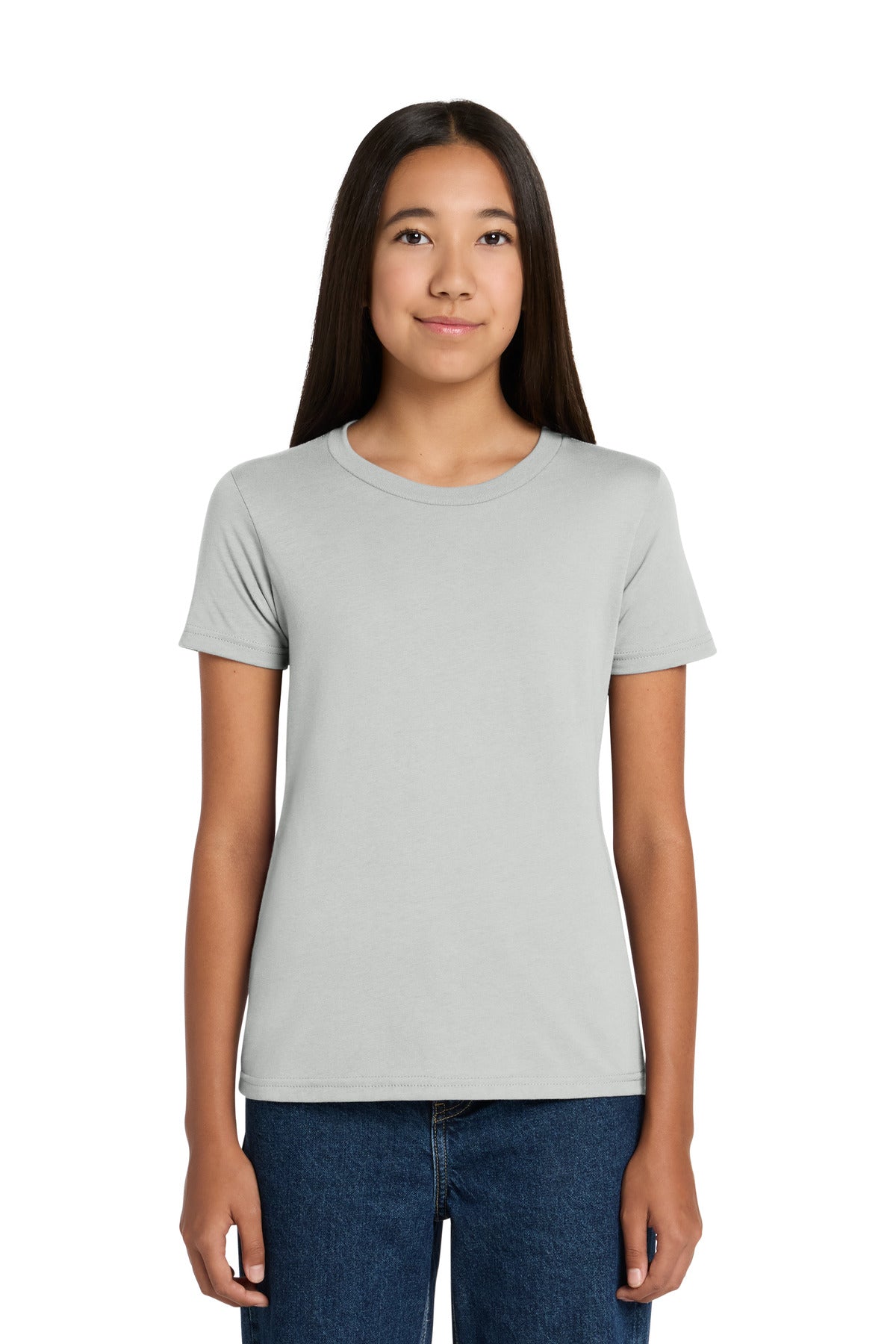 Custom Embroidered Bella + Canvas T-Shirts  in Silver