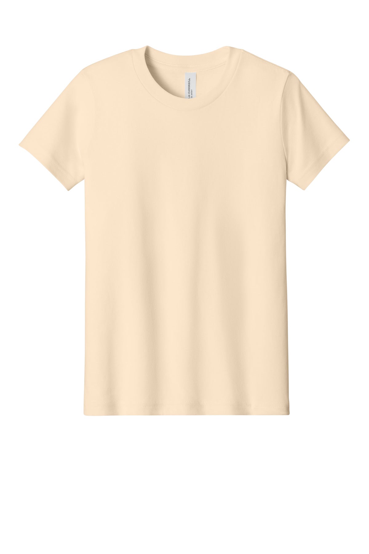 Custom Embroidered Bella + Canvas T-Shirts  in Soft Cream